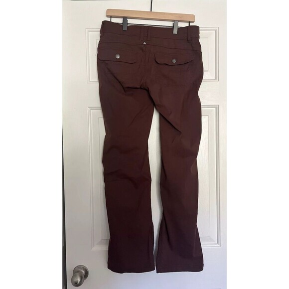 Prana Women’s Halle Pant Brown Size 6 Roll Tab Convertible Nylon - Picture 6 of 10